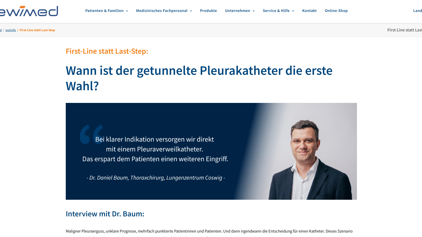 Thumbnail Blog First-Line statt Last Step